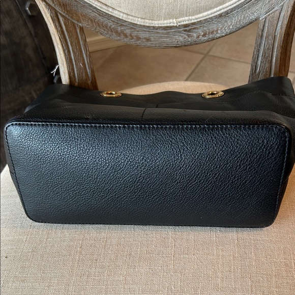 Michael Kors Black Tote with Gold Accents - Picture 3 of 16